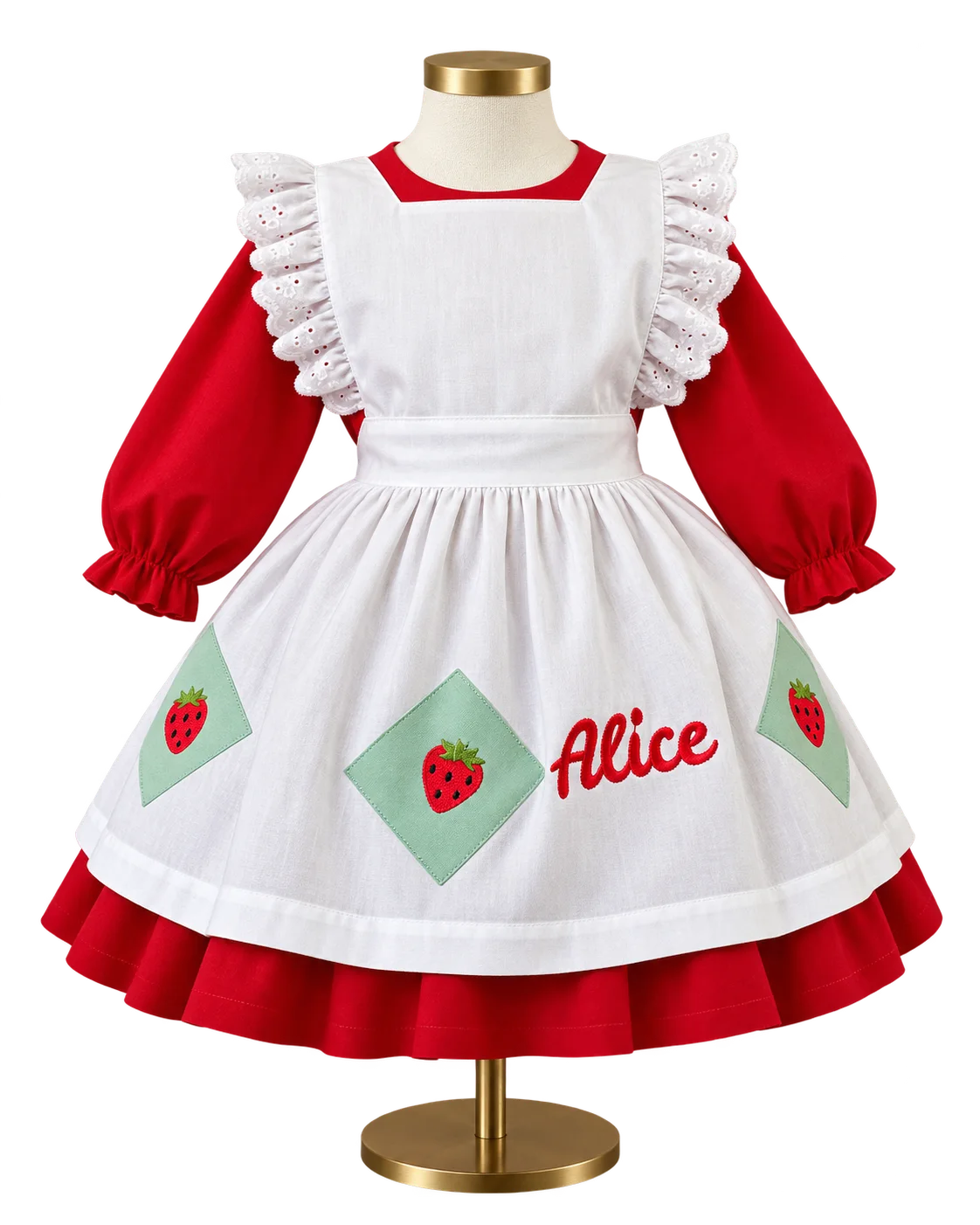 Vestido Moranguinho com Avental